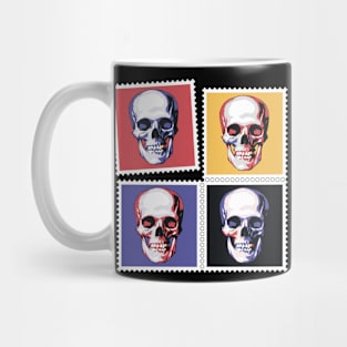 Skull Stamps - Cool Colorful Skulls Mug